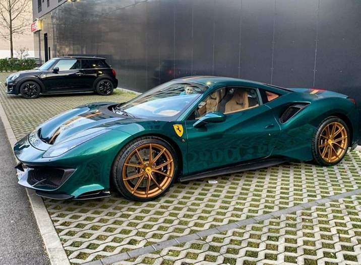 Р—РµР»РµРЅС‹Р№ Ferrari 488 pista