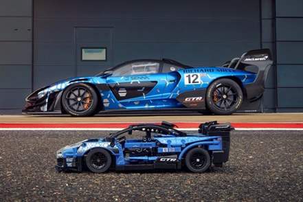 Mclaren senna gtr лего